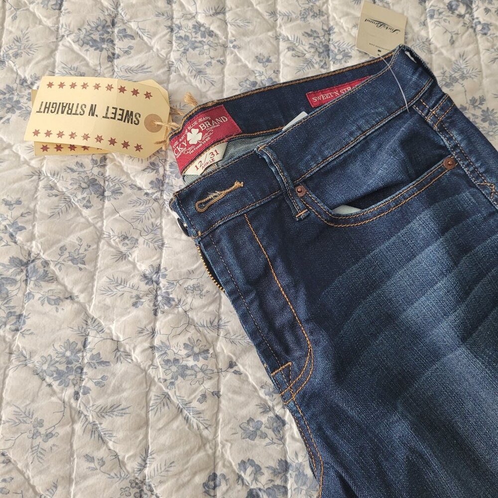 NWT Lucky Brand  Sweet'n Straight Ankle Jeans, size 12/31